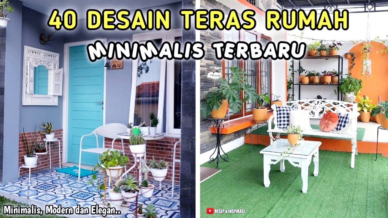 40 DESAIN TERAS RUMAH MINIMALIS TERBARU | LINK PEMBELIAN PRODUK ADA DI DESKRIPSI