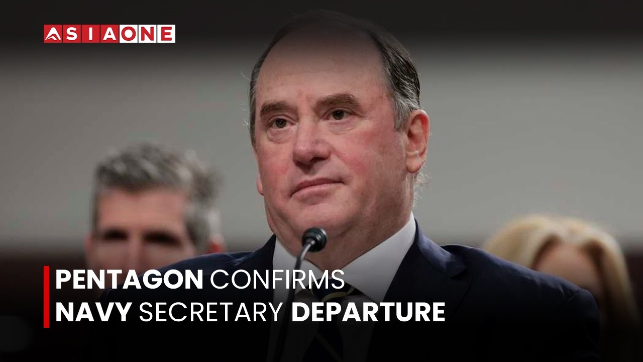 Pentagon Announces Navy Leadership Change Amid Iran Tensions | Asia One News