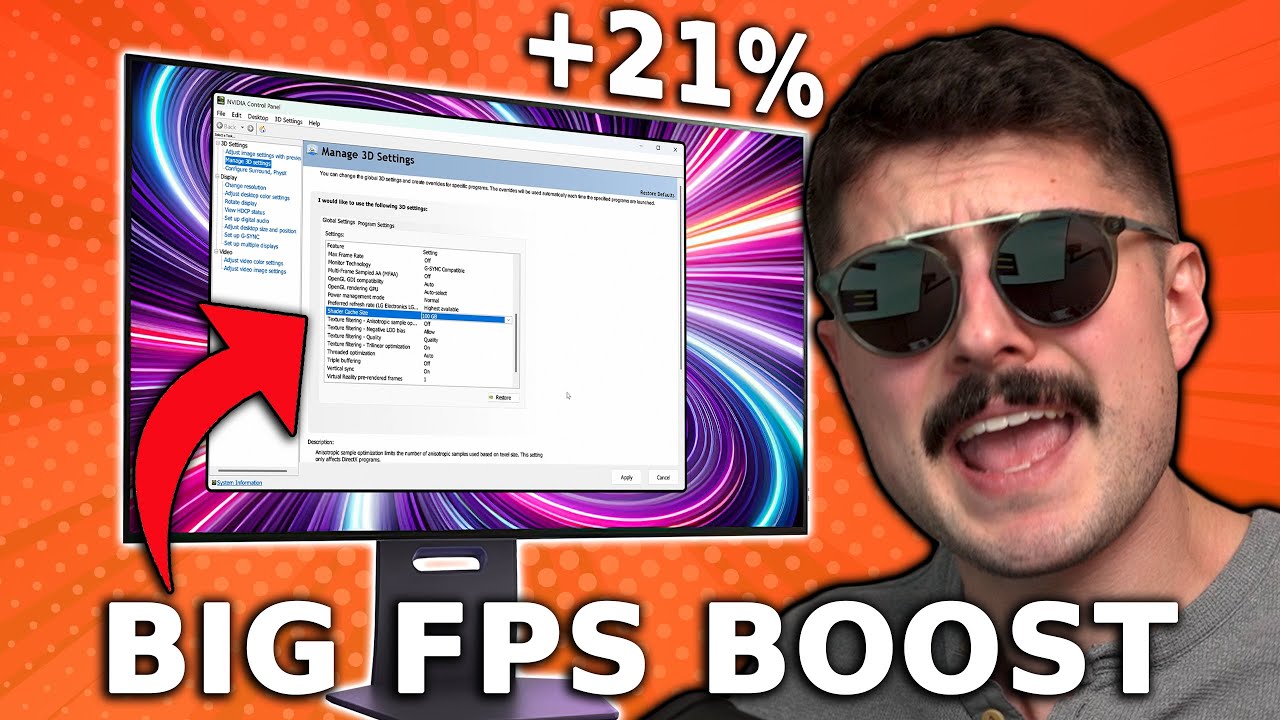 Boost FPS By 21% - Nvidia Shader Cache Size