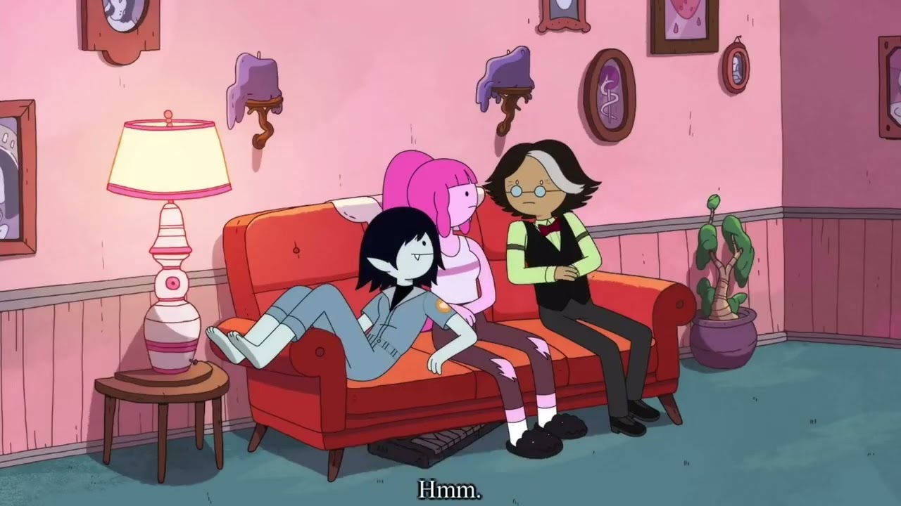 Bubblegum and Marceline Gossip Finn's Love Life - Fionna and Cake Season 2 Clip