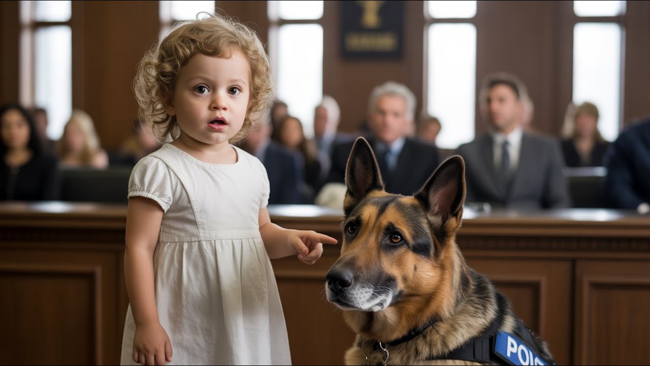 The Court Fell Silent When a 3-Year-Old Girl Pointed at the Police Dog and Whispered Two Words