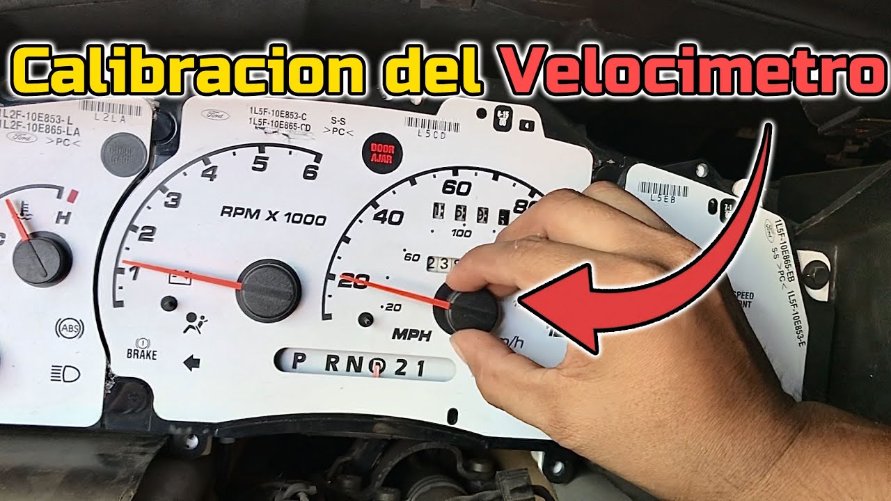Cómo Calibrar la Ajuga del Velocímetro que no Marca la Velocidad real en Ford Explorer Sport Trac