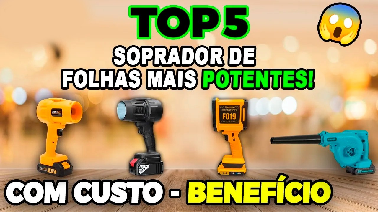 Soprador de Folhas a Bateria 🔥 Potência, Autonomia e Tecnologia