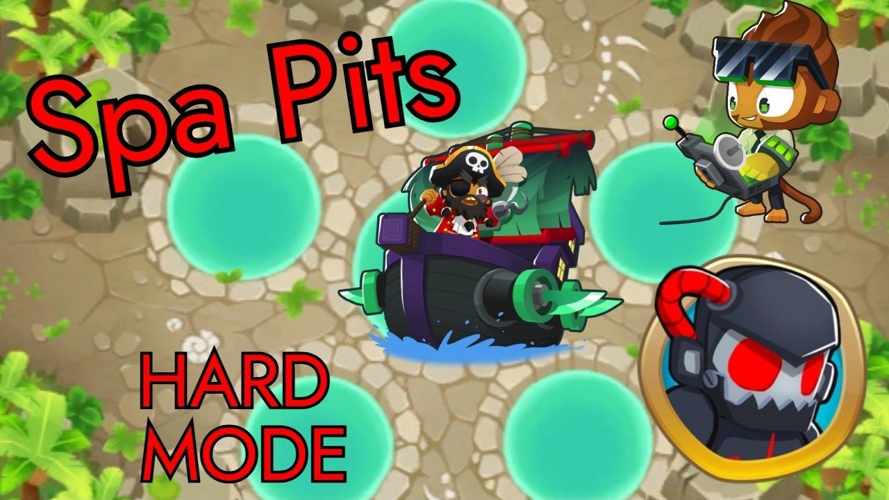 Spa Pits - [Hard Mode] - Buccaneer Strategy - No Monkey Money