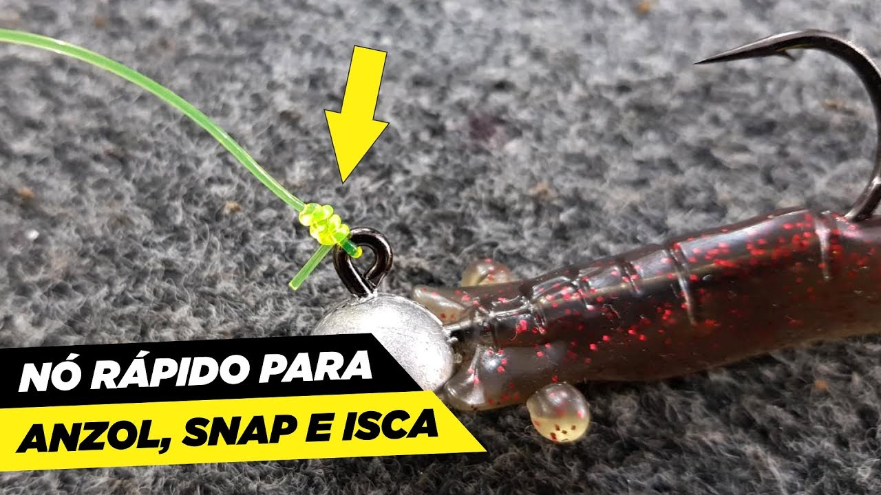 DICA - NÓ RÁPIDO E FÁCIL PARA ANZOL, SNAP E ISCA !!