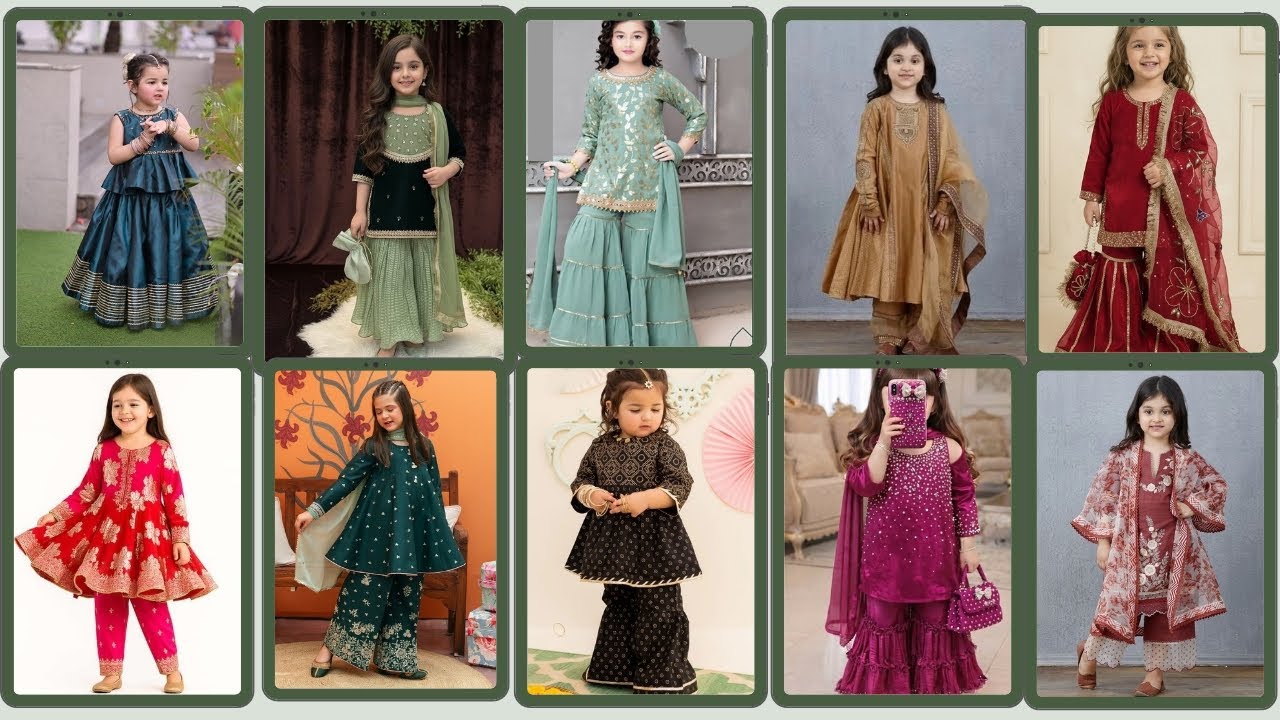 2026 Eid Dress Designs For Baby Girl | Dress Designs Ideas for Baby Girl 2026 | New Eid Collection