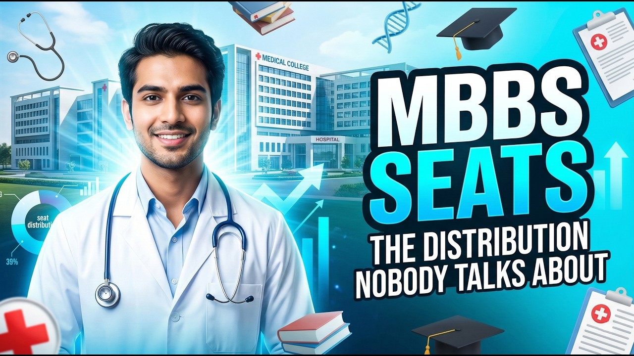1.1 Lakh MBBS Seats in India — But Why Only 1 in 20 Students Gets a Seat? | NEET 2026 Analysis