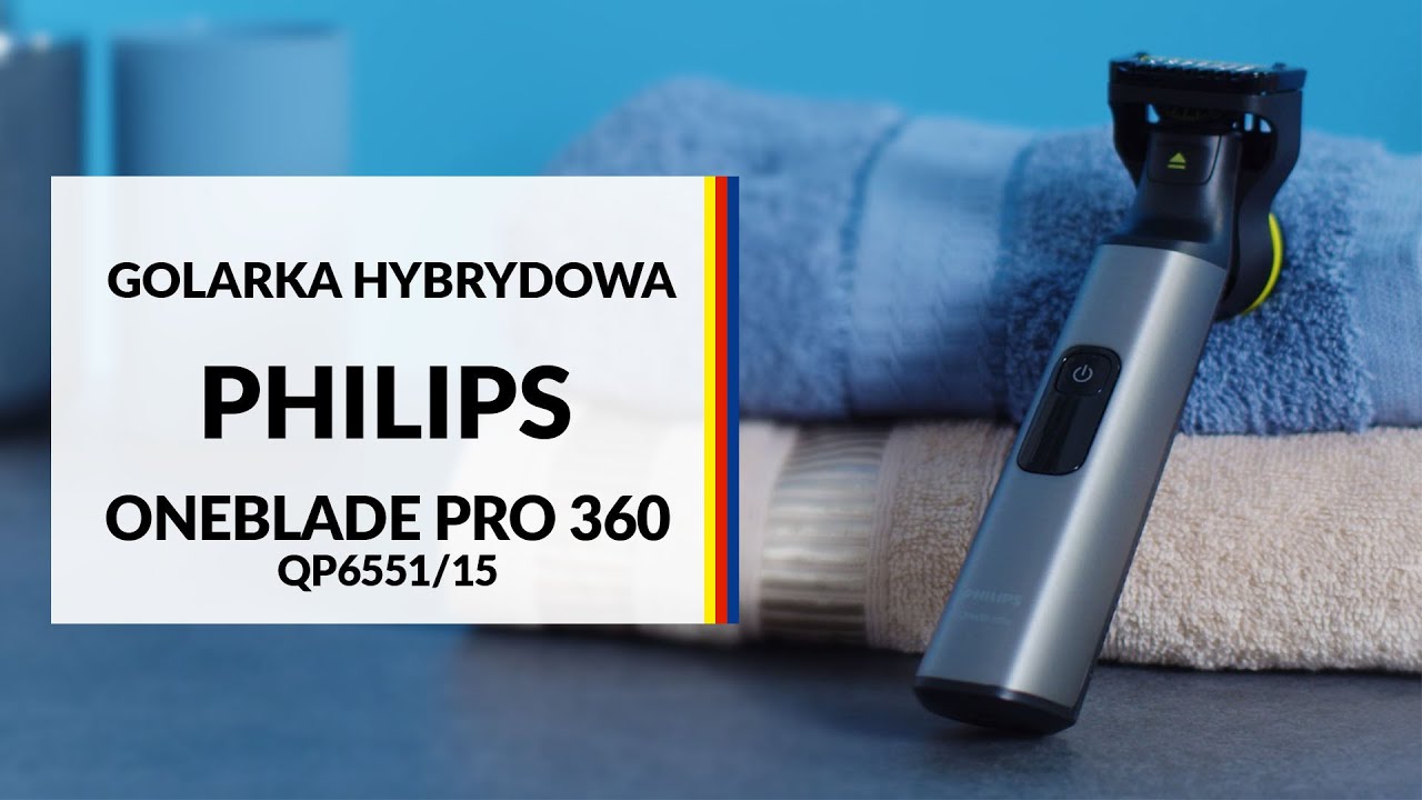 Golarka hybrydowa Philips OneBlade Pro 360 QP6551/15 &ndash; dane techniczne &ndash; RTV EURO AGD