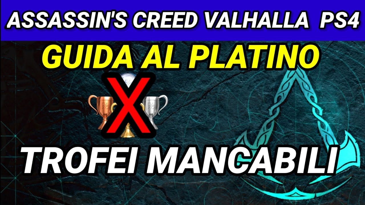 ASSASSIN'S CREED VALHALLA - TROFEI MANCABILI DA CIMA  A FONDO E COMPLICANZE II - BUG GLITCH PLATINO