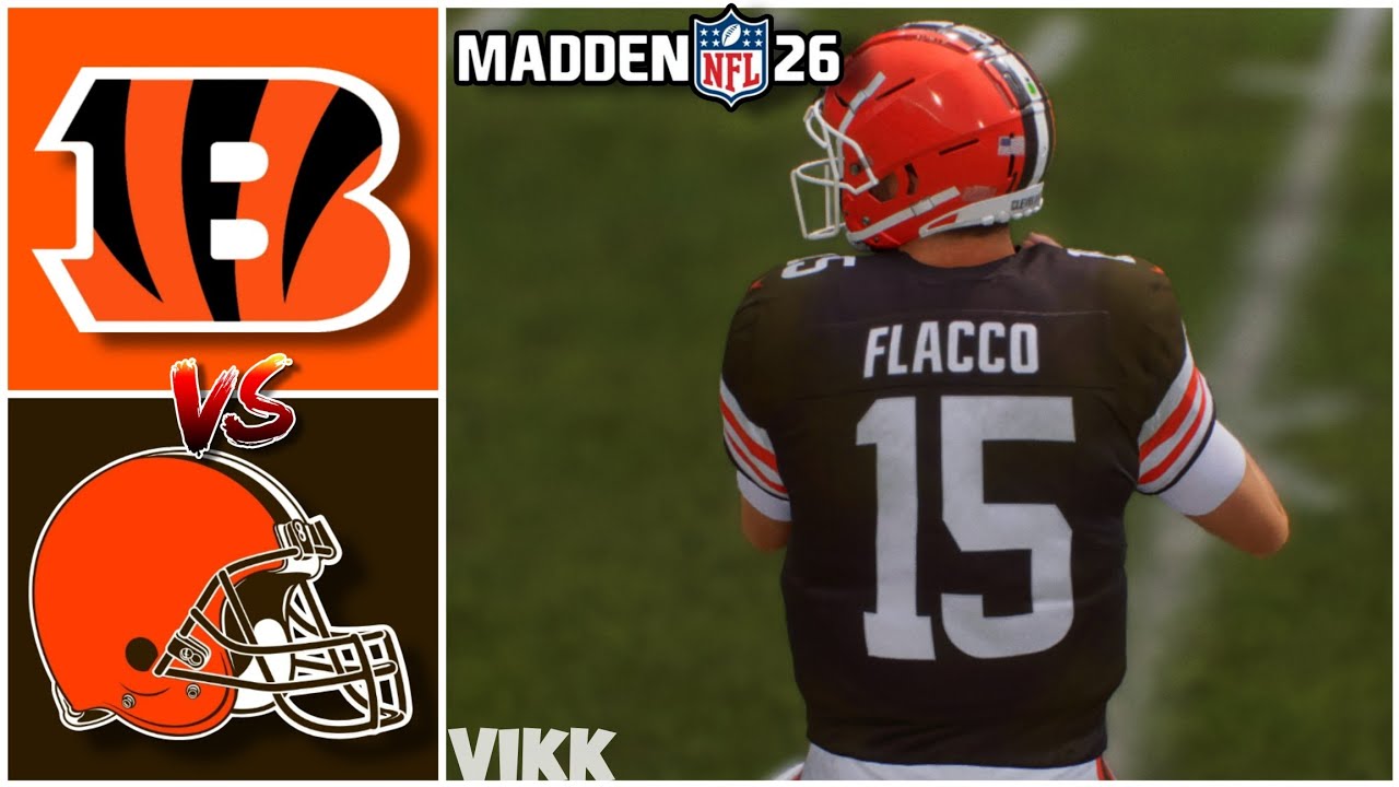 Bengals vs Browns Week 1 (Madden 26 Simulation)