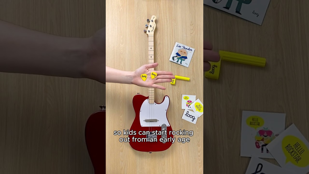 Unboxing the Fender x Loog Telecaster | Perfect Mini Electric Guitar for Kids