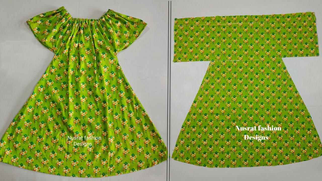 2020 Very Easy Baby Frock Design Cutting And Stitching Easy way