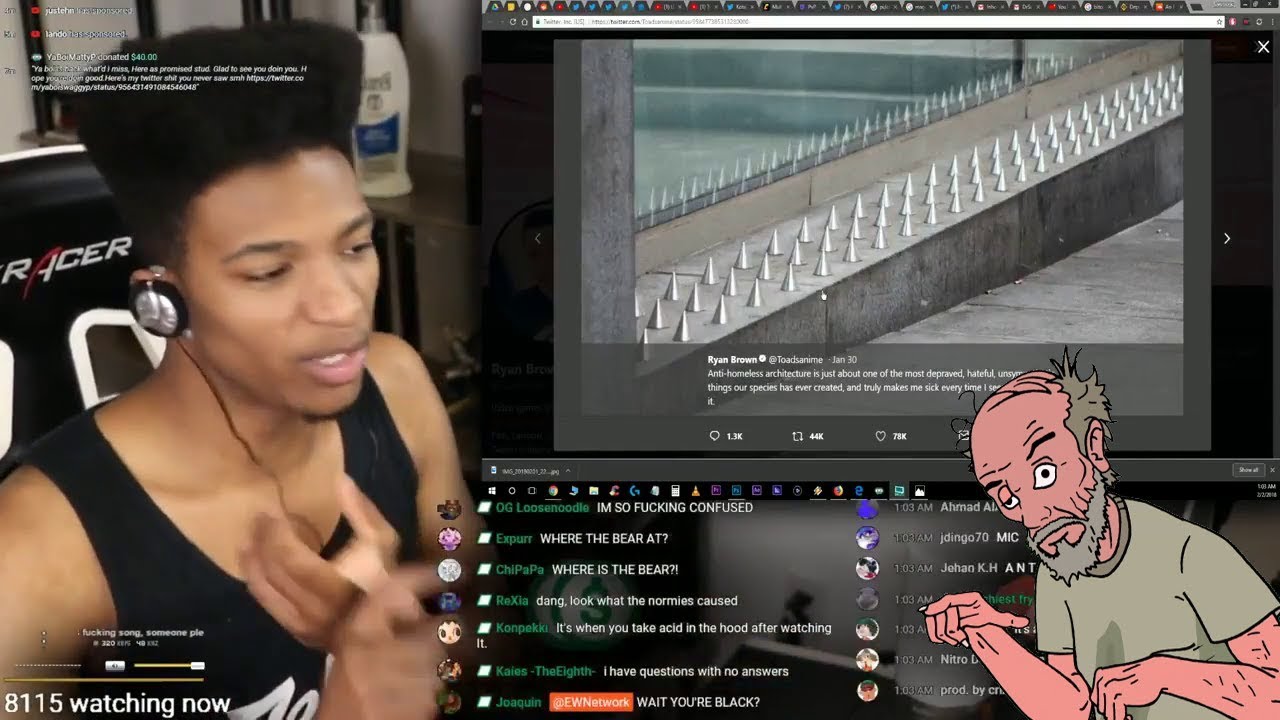 Etika Reacts To Anti Homeless Devices