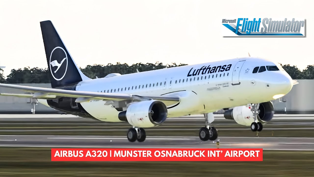 [MSFS] LUFTHANSA | AIRBUS A320 | TAKE OFF FROM EDDG (MUNSTER OSNABRUCK INT’ AIRPORT)