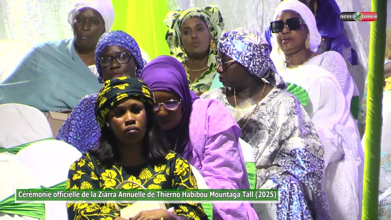 Ziarra Thierno Habibou Mountaga Tall le discours du Maire Babacar Diop de la Ville de Thiès 