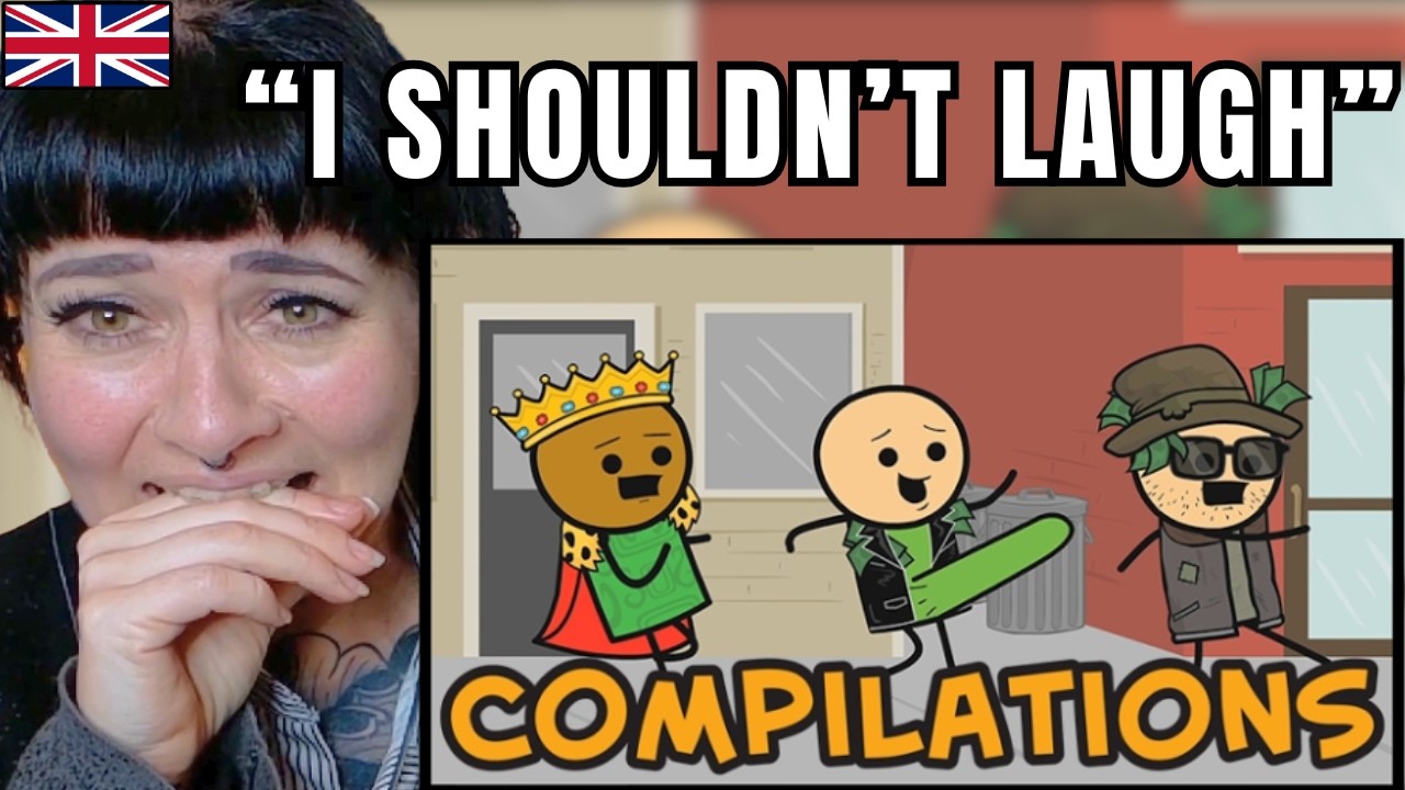 British Girl Reacts to Cyanide & Happiness&hellip; This Got DARK