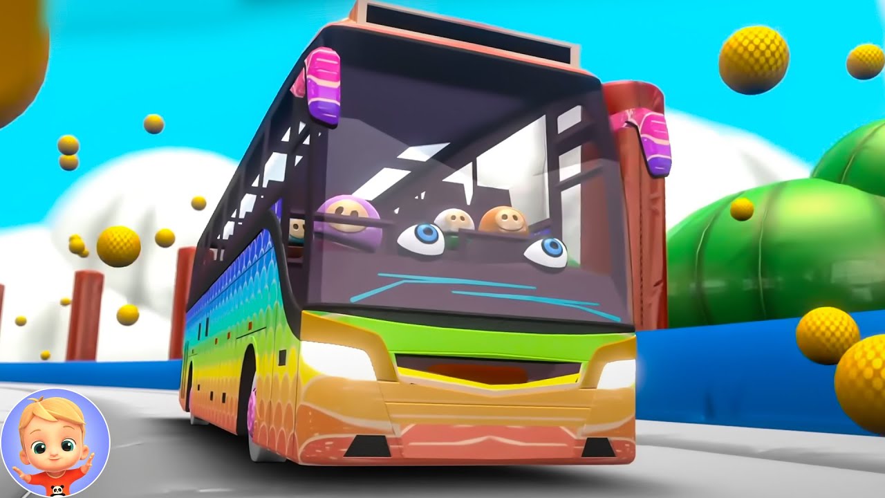 All Aboard! The Bus Song for Kids with Wheels On The Bus by Kids Channel Nursery Rhymes