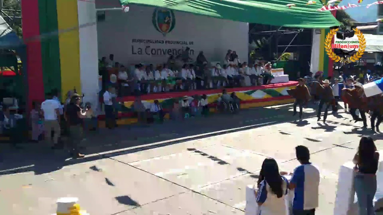 Pasacalle por el 168 Aniversario de la Provincia La Convención