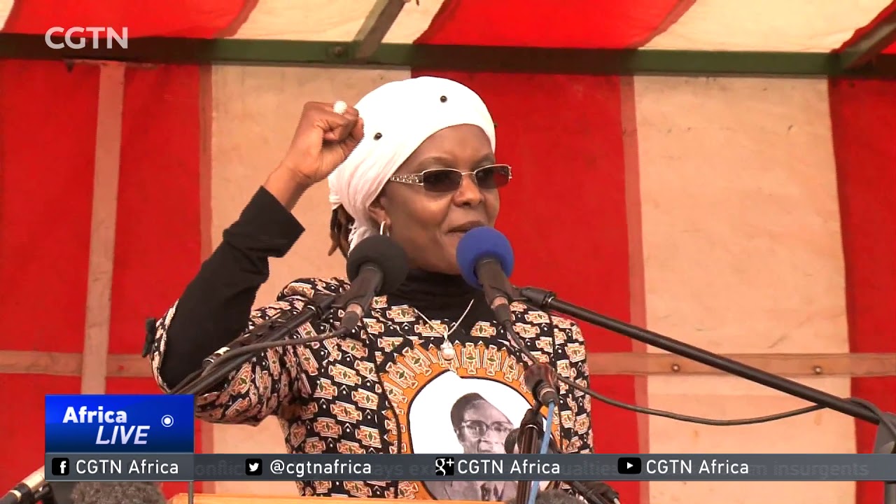 Grace Mugabe widely expected to be named Zimbabwe's new vice president
