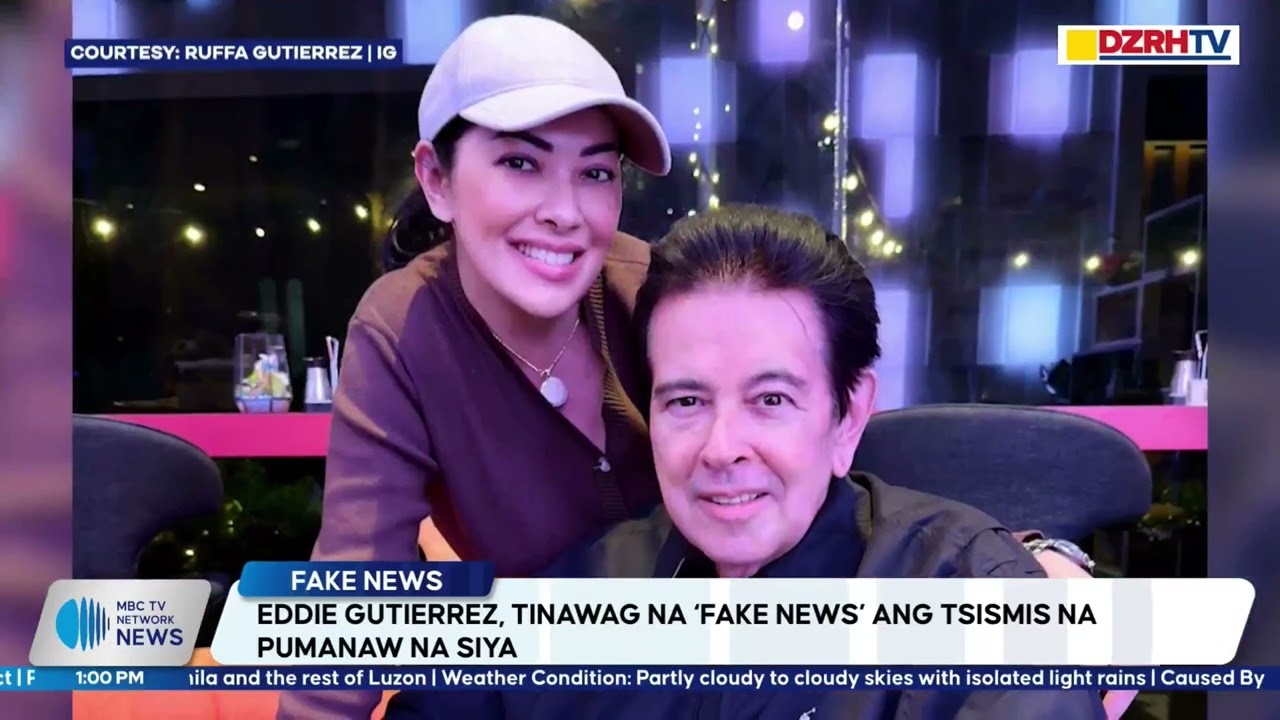 Eddie Gutierrez, tinawag na “fake news” ang tsismis na pumanaw na siya