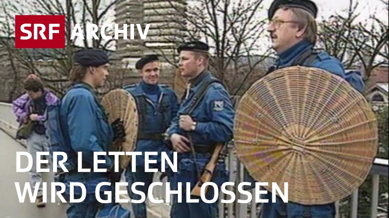 Schliessung Drogenszene Letten (1995) | Drogen in der Schweiz | SRF Archiv