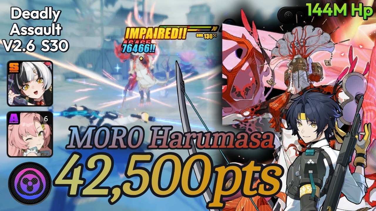 42.5k Miasma Priest Deadly Assault - Harumasa M0R0 - (M6R5 Nicole M0R1 Dialyn)| Zenless Zone Zero