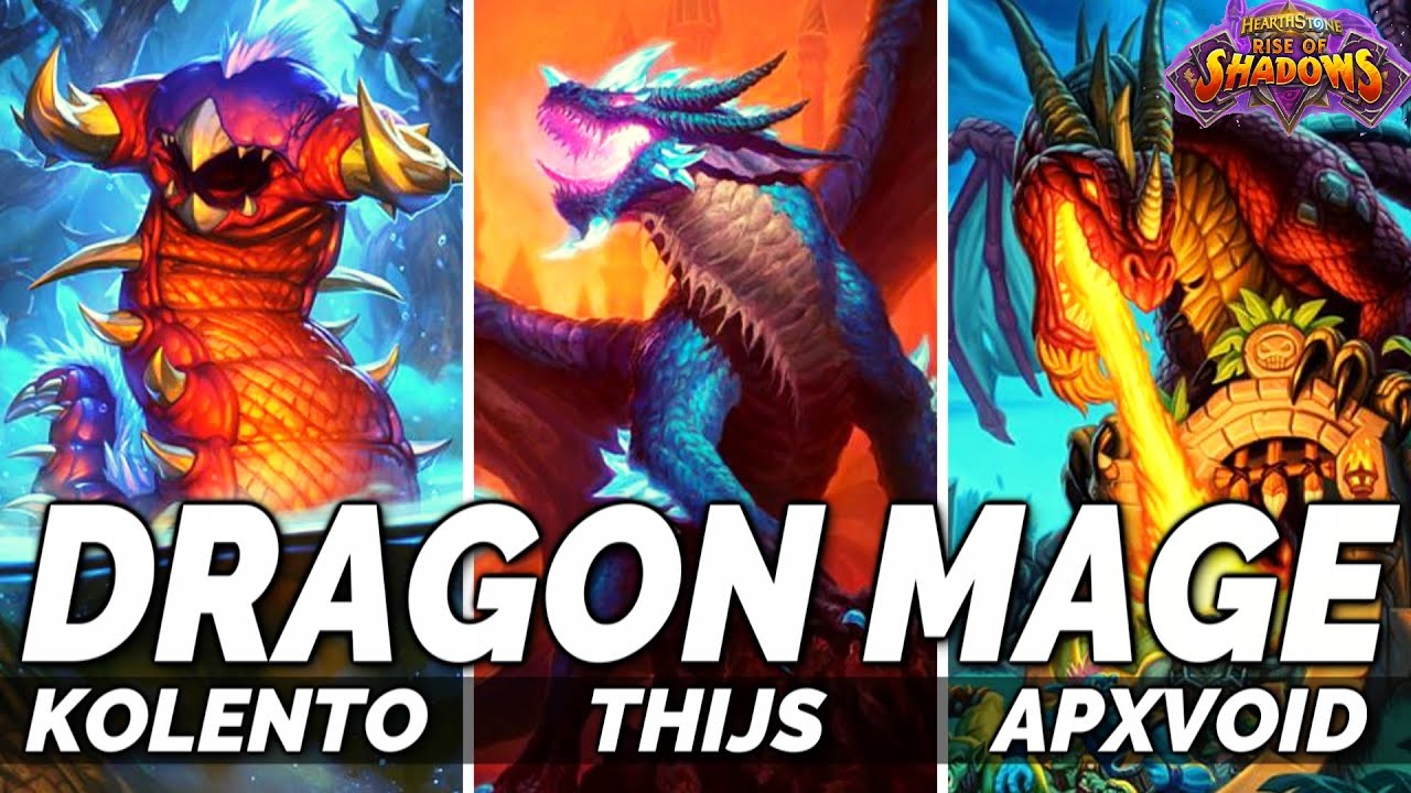 Standard CONJURER DRAGON MAGE DECK Hearthstone Rise of Shadows [RoS]
