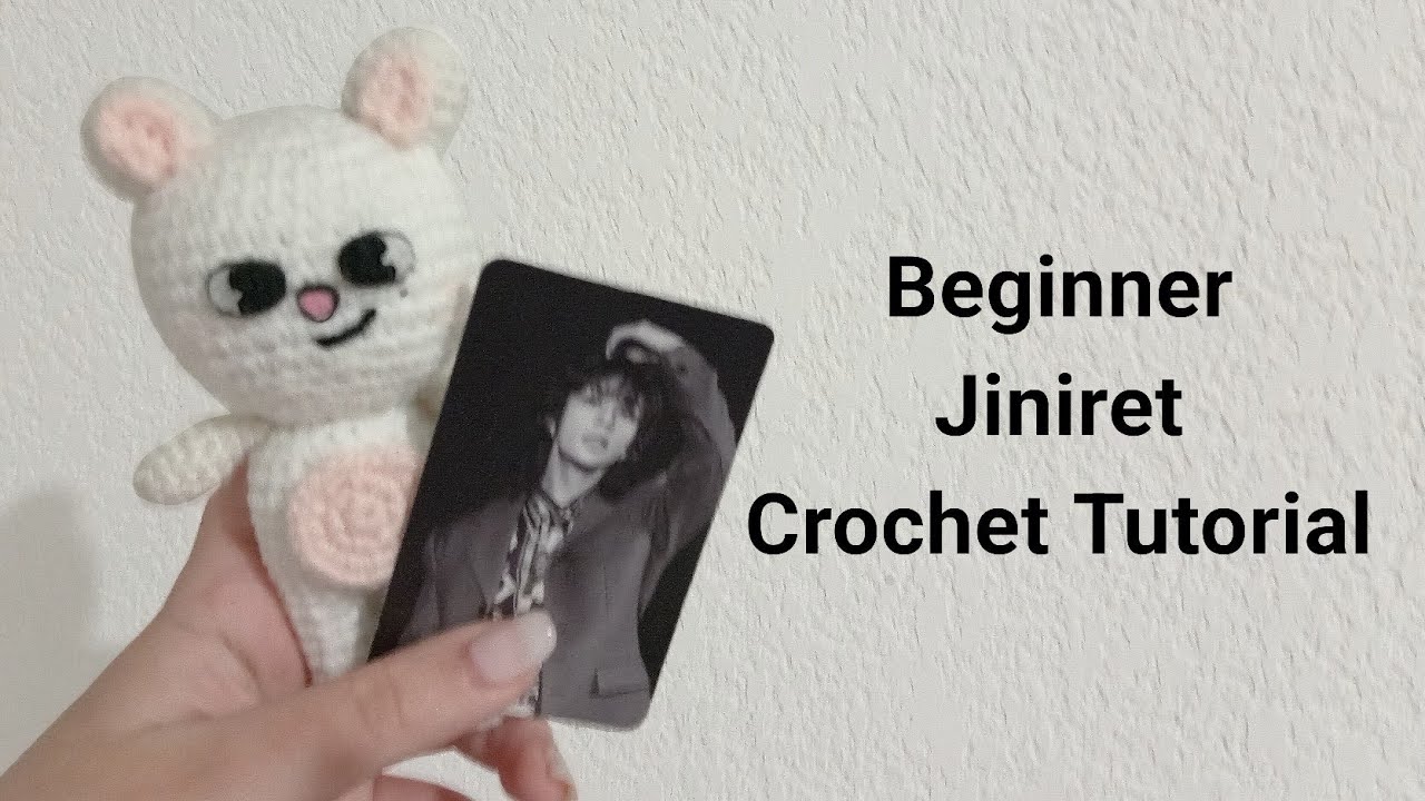[Skzoo crochet tutorial #5] How to crochet stray kids skzoo Jiniret 🥟 Beginner friendly tutorial✨