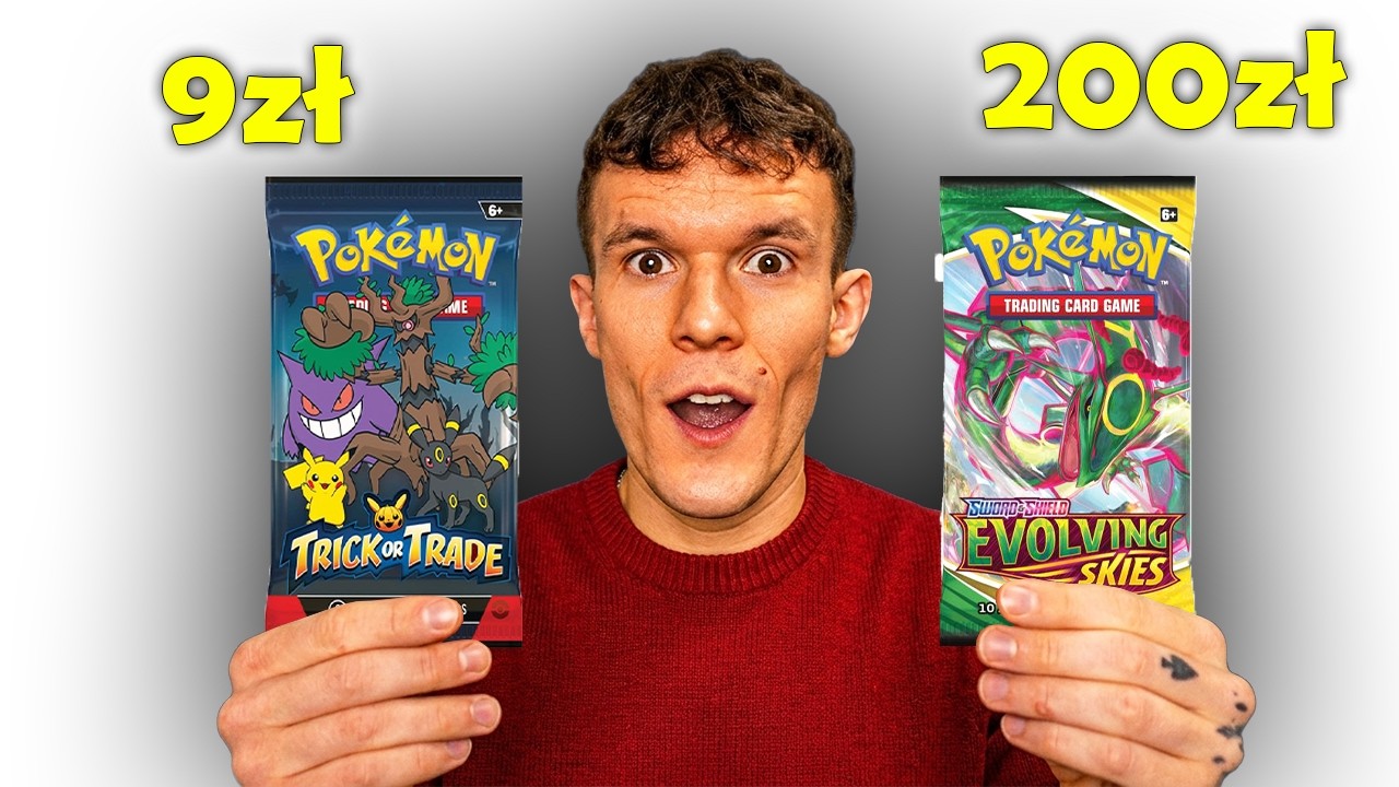 BOOSTER POKEMON ZA 9 ZŁ VS 200 ZŁ