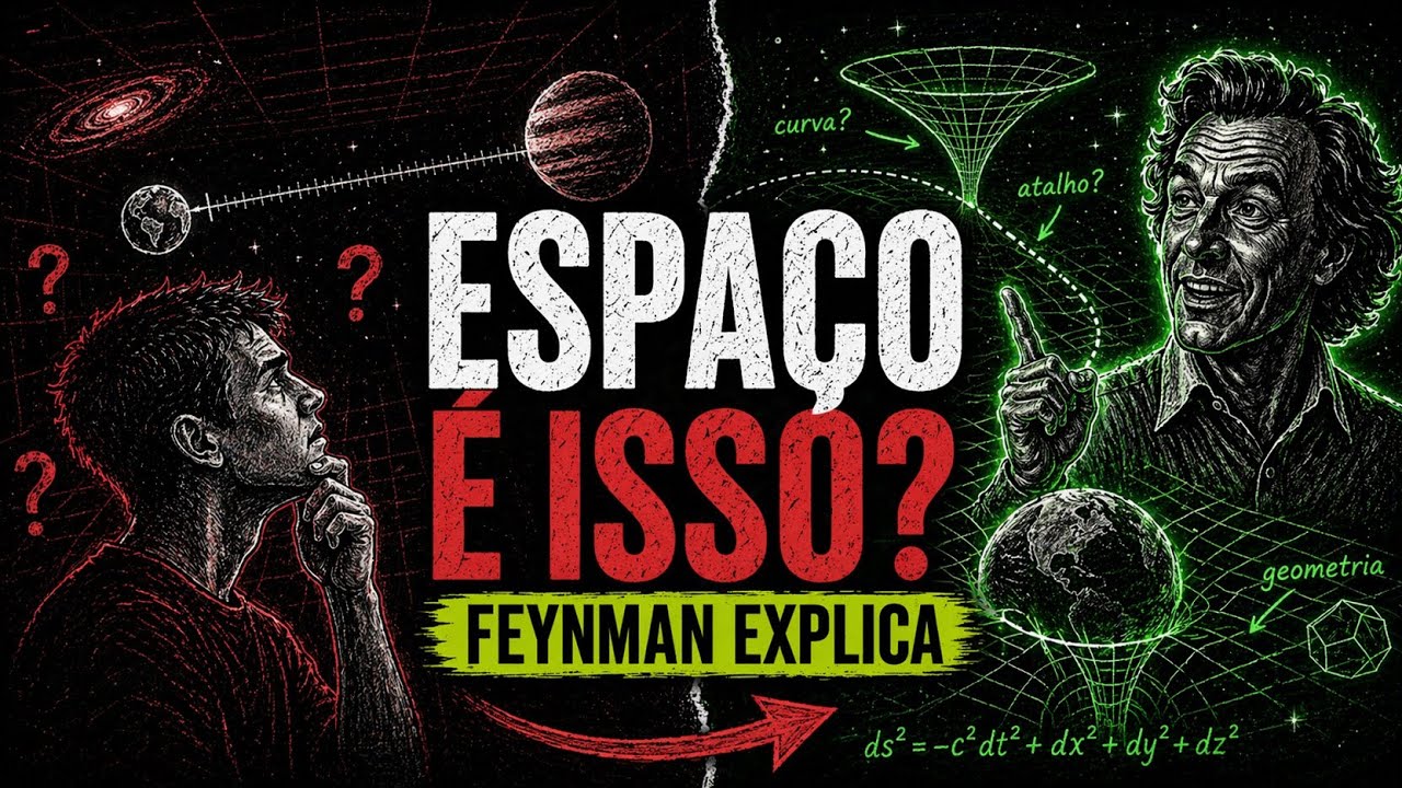 O ESPAÇO NÃO EXISTE COMO VOCÊ PENSA | Richard Feynman