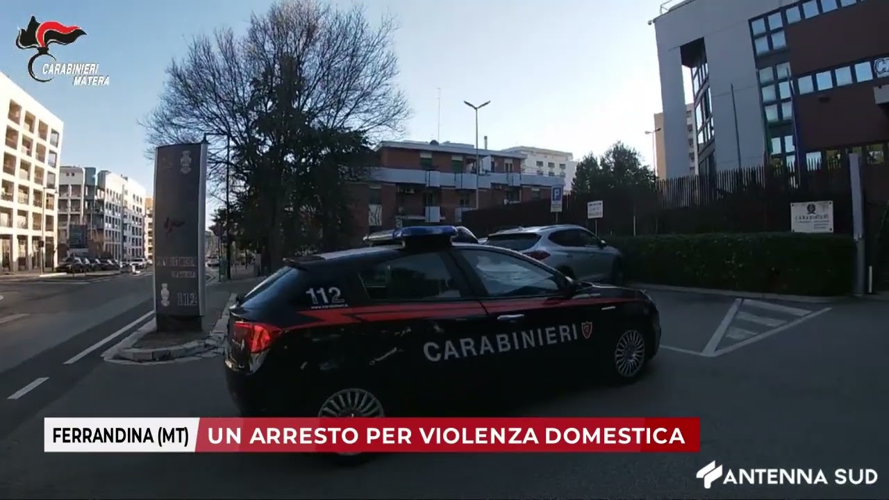 30 APRILE 2025 - FERRANDINA (MT), UN ARRESTO PER VIOLENZA DOMESTICA