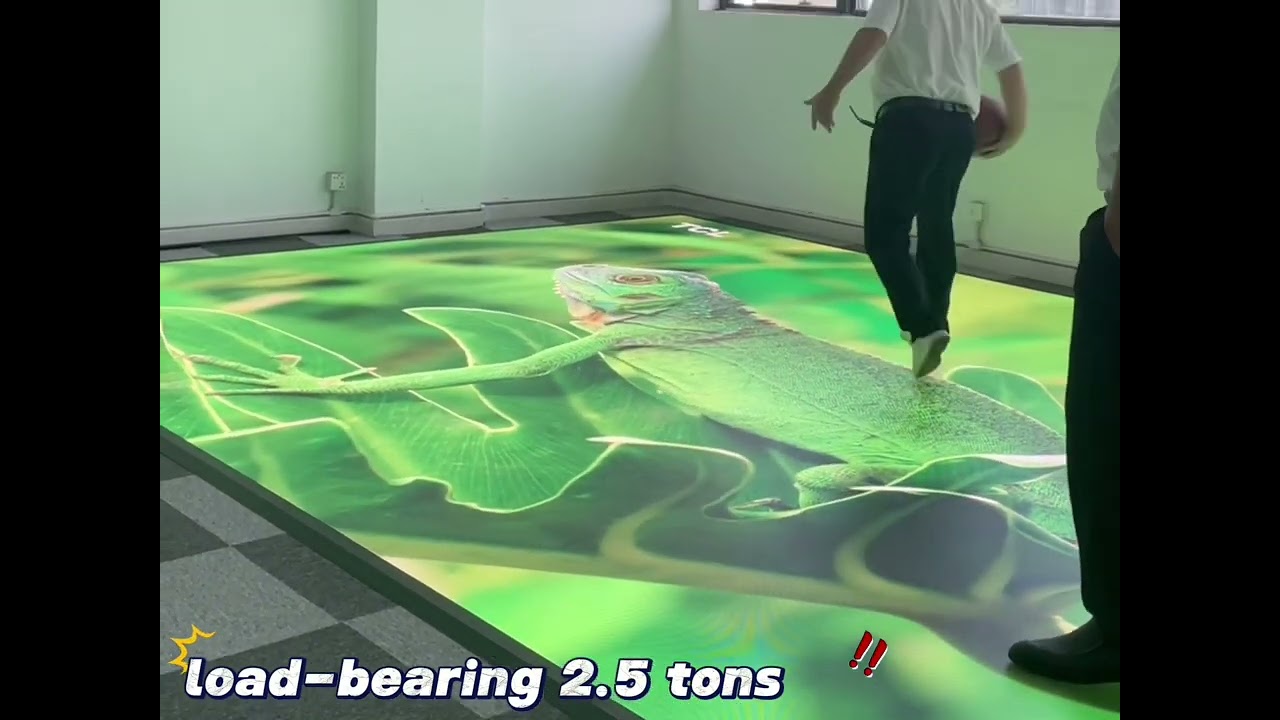 LED Rolling Floor Screen — New LED Carpet Screen