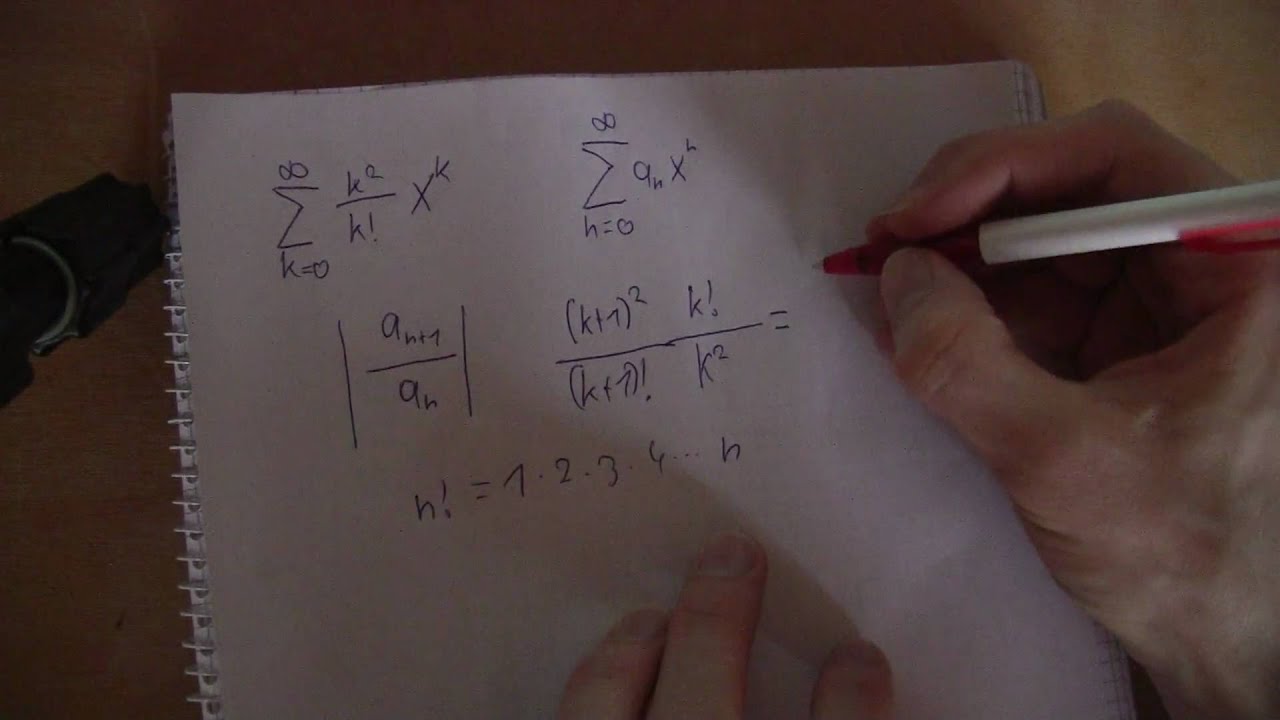 Mathematik - Potenzreihe - Quotientenkriterium - Beispielaufgabe 1