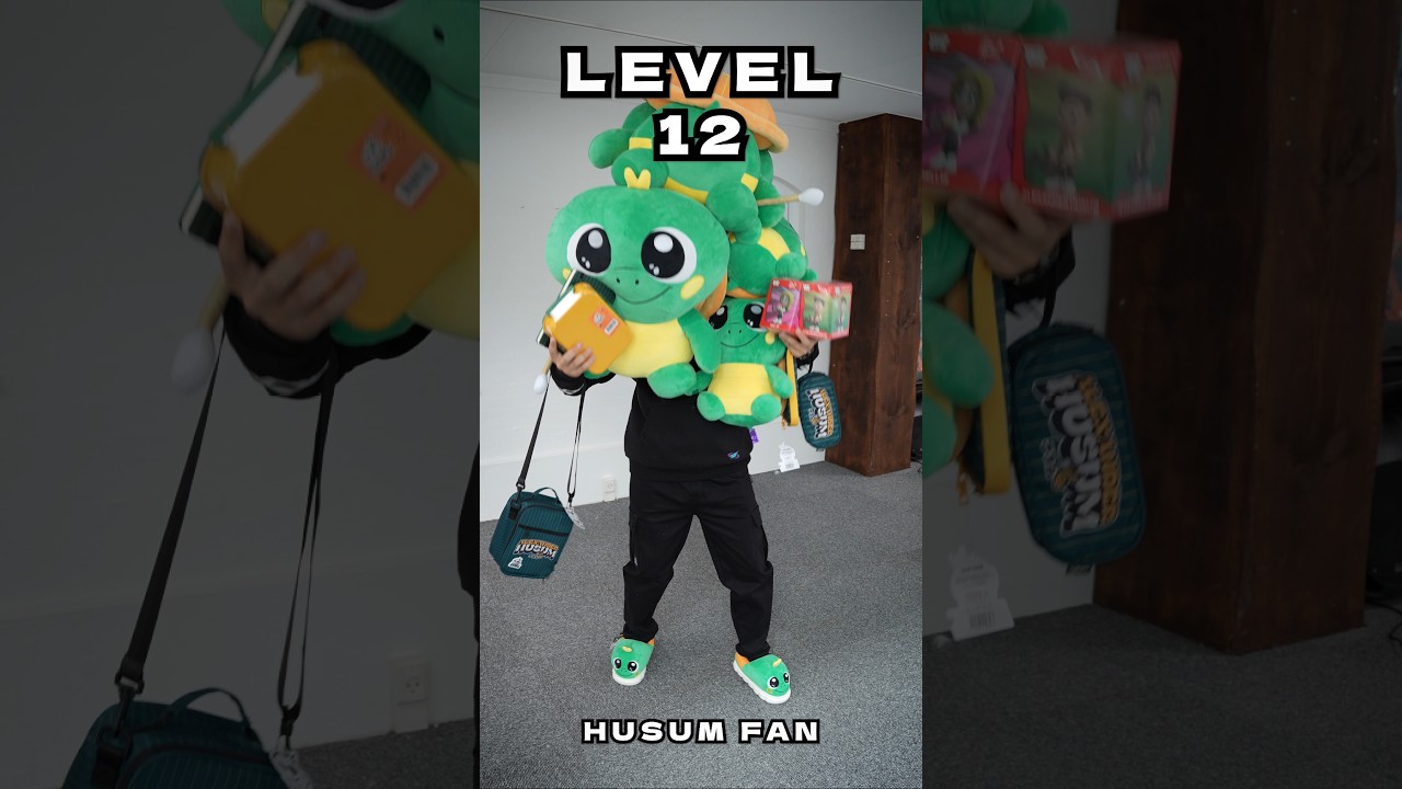 Alexander Husum fan level 1-12 🎉 Hvad level er du?