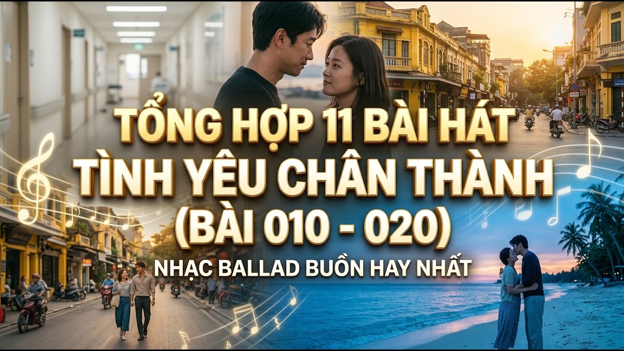 Tuyển Tập 11 Bài Hát Tình Yêu Chân Thành (010 - 020) #BalladBuon #TinhYeuVietHan