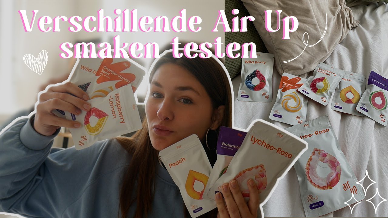 Nieuwe Air Up smaken testen // Verschillende pods