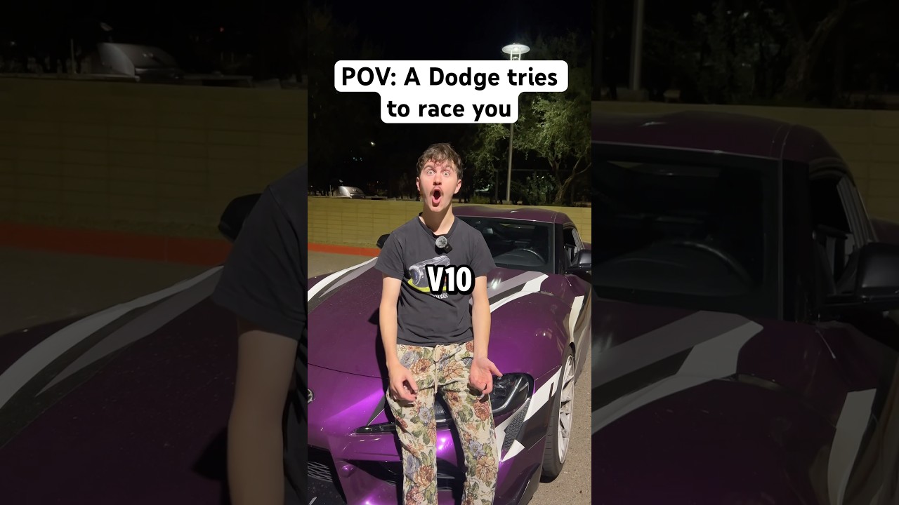 He has THAT Dodge 😳 #dodgeviper #dodge #carguy #cartok #cars