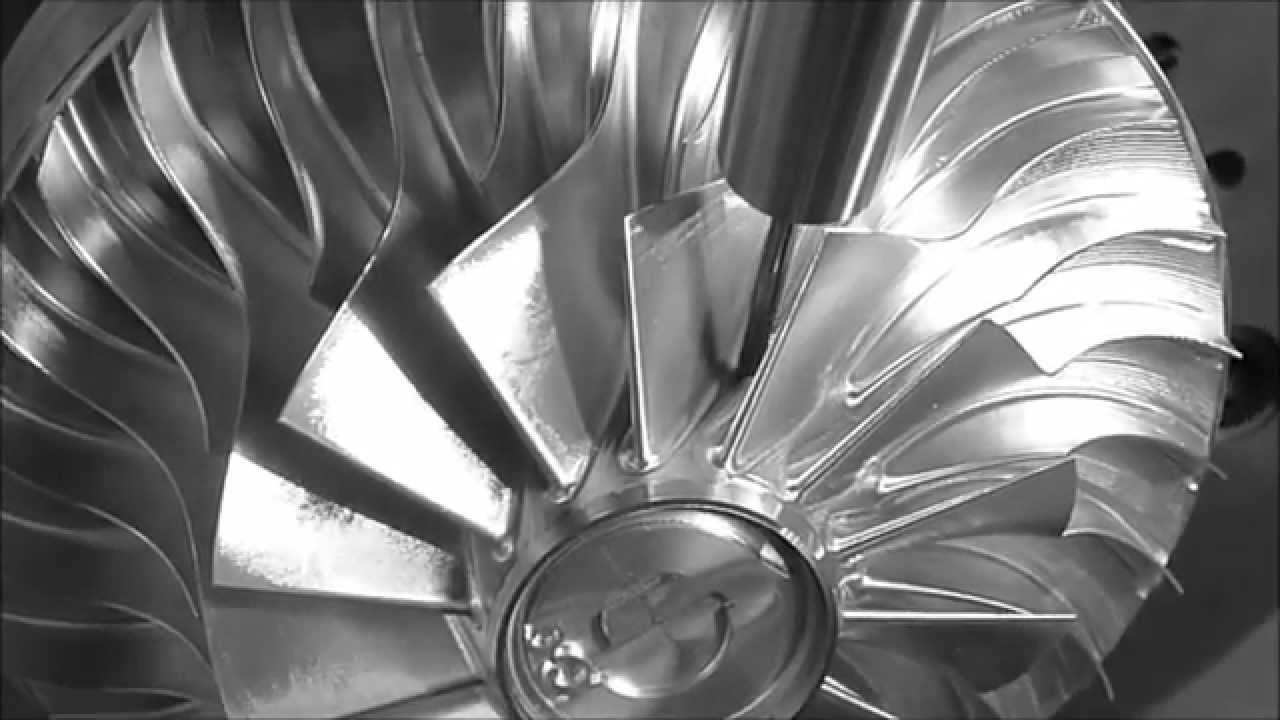 5 Axis  Machining  of Turbine  Blade