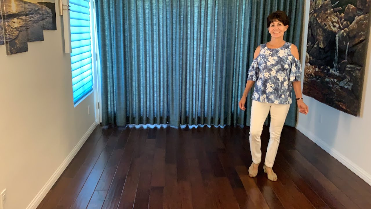 Betty Lou Boogie line dance demonstration and tutorial by Stephie