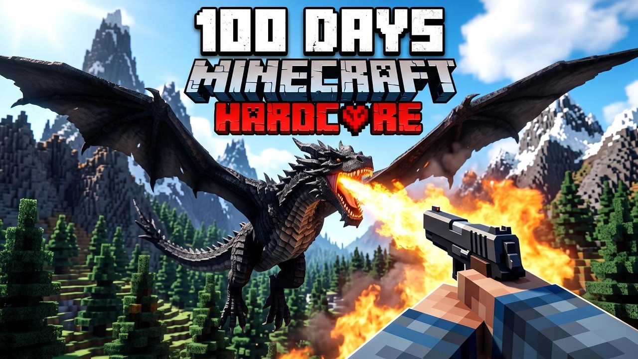 I Spent 100 Days In RLCRAFT EXPERT MODE HARDCORE Minecraft