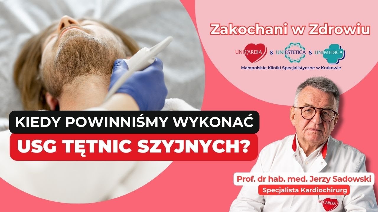 Kiedy powinniśmy wykonać USG TĘTNIC SZYJNYCH? | Zakochani w Zdrowiu