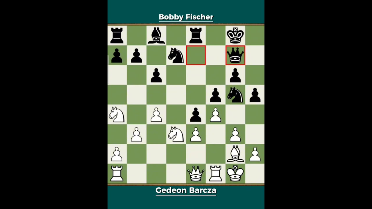 Gedeon Barcza vs Bobby Fischer ◉ Zurich International Tournament 1959 - Precision vs Experience