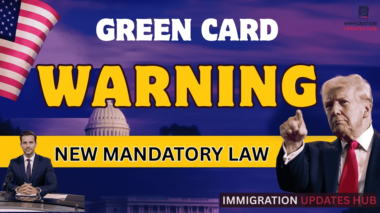 ⚠️ BREAKING  New U S  Immigration Law Approved – Green Card Holders Must Act