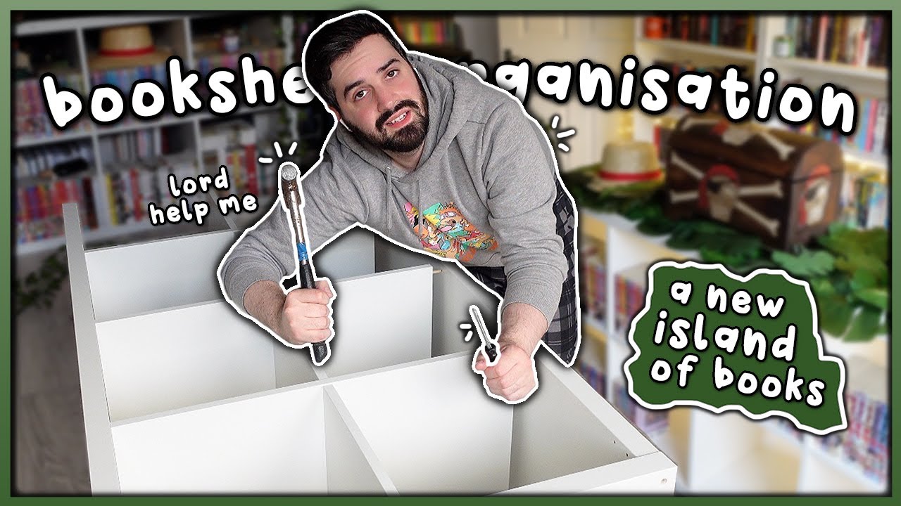 Let’s Create an Island of Books and Re-Organise My Library With a New Bookshelf 📚