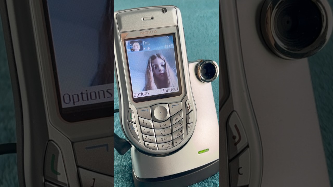 Video call from 2005. Nokia PT-8 with 6630 model #nokia #symbian