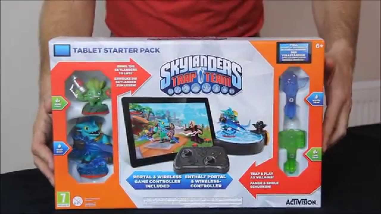 Распаковка стартового набора Skylanders Trap Team для планшета - Переходите на мобильный!