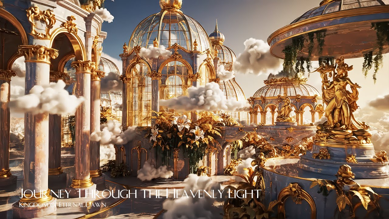 Heavenly Calm Above the Clouds – Journey Through the City of Eternal Dawn 4K