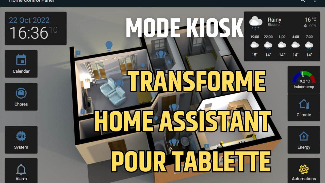 Je mets Home Assistant au mur ! 🖥