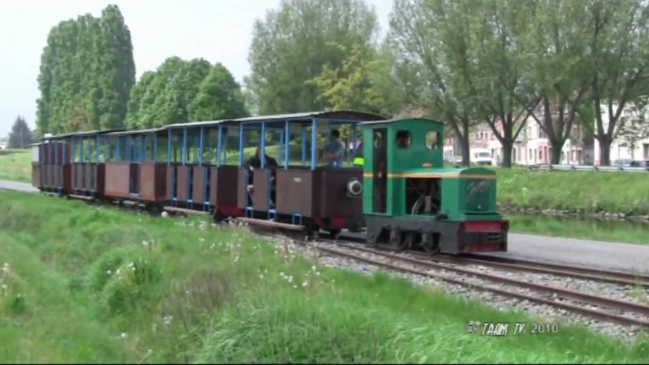 La saison 2010 du TTVS,Train Touristique de la Vallée de la Scarpe, à St Amand Les Eaux