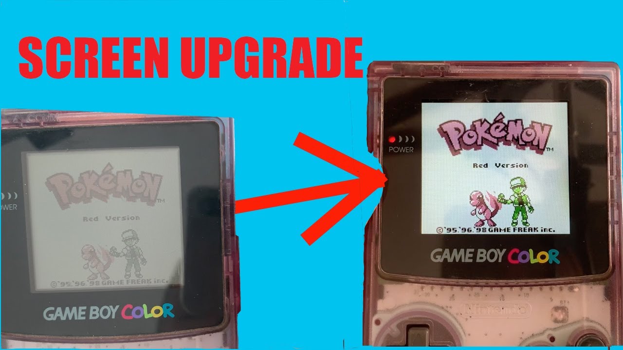 Обновление Gameboy с помощью экрана с ALIEXPRESS